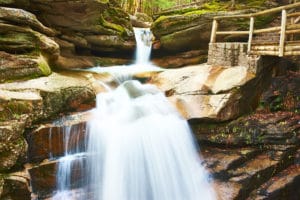 Sabbaday Falls, a refreshing waterfall hike in New Hampshire