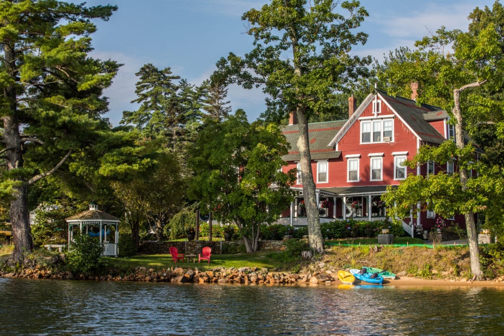 getaway in new Hampshire's Lakes Region